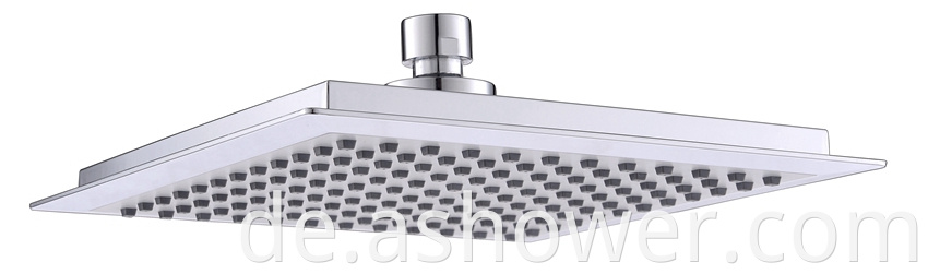 Square Abs Plastic Rain Shower Head